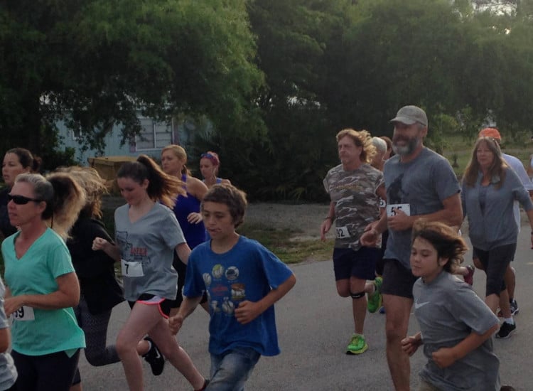 People Participating in the Tates Hell 5K Run