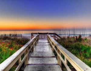 Dock Sunset Photo of the Forgotten Coast