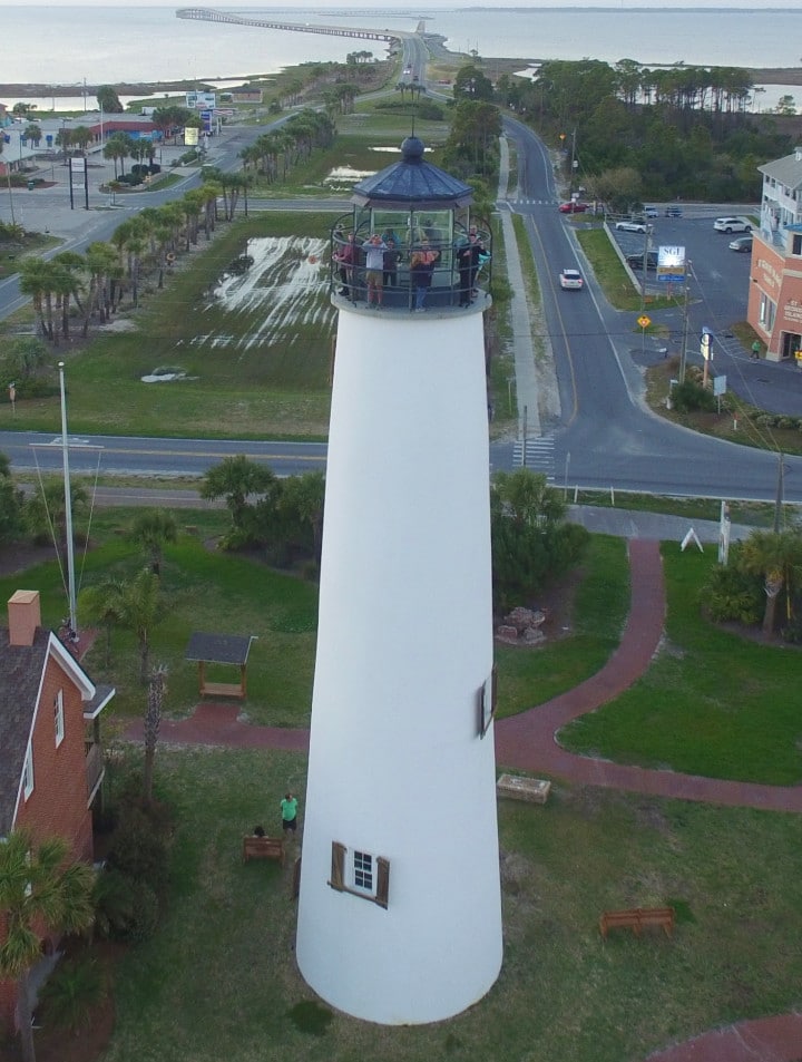 Aerial Photo of the St. George Island Lighthouse