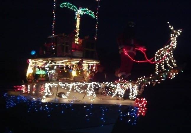 Boat Parade in Carrabelle Florida