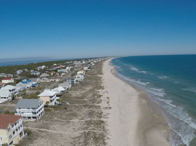 Beautiful St. George Island Beach after Hurricane Michael