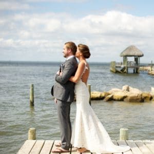 Just Married Couple on St. George Island