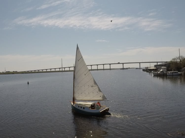 Sail Boat in Apalachicola