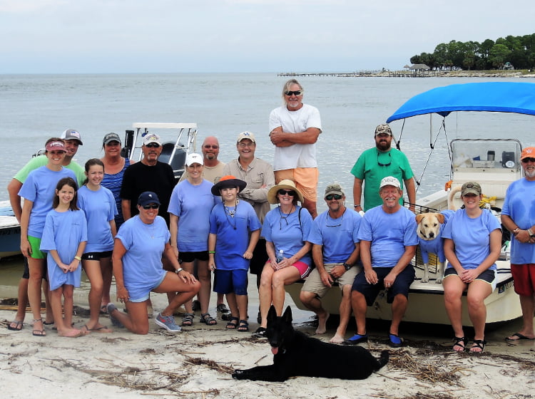 Coastal Cleanup Crew at Little St. George Island, FL