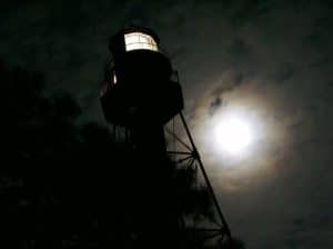 gasche moon and Carrabelle Lighthouse