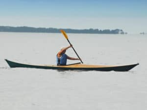 Woman Kayaking in Carrabelle