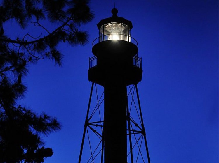 Carrabelle Lighthouse Full Moon Climb by Bo May