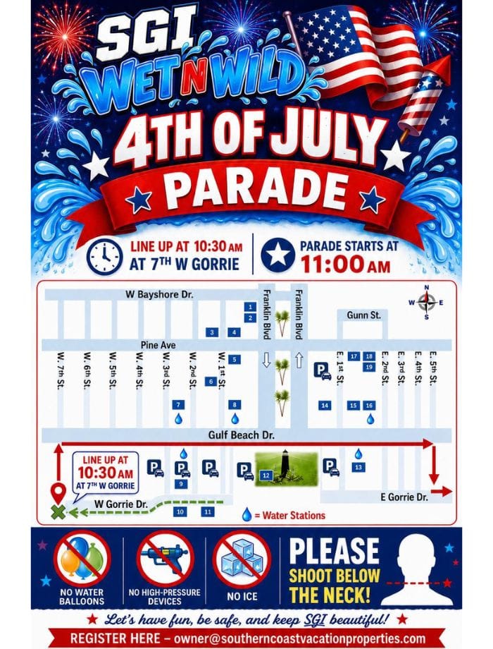 SGI Wet N Wild Parade Flyer