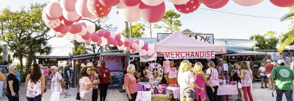 Photo of Pink Out at Paddy's Raw Bar on St. George Island, FL.