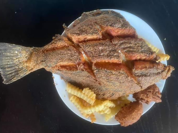 Fried Fish from the Seafood Shack in Carrabelle, FL