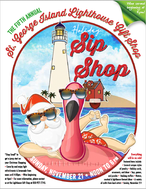 St. George Island Sip n Shop Flyer