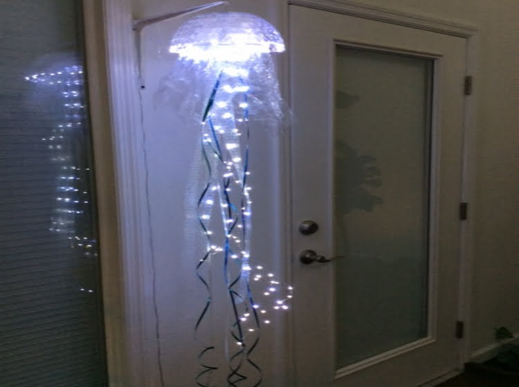 Jellyfish Lantern for the Lantern Fest in Carrabelle
