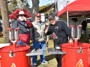 Barbecue Contestants at the Butts and Clucks Cookoff