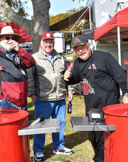 Barbecue Contestants at the Butts and Clucks Cookoff