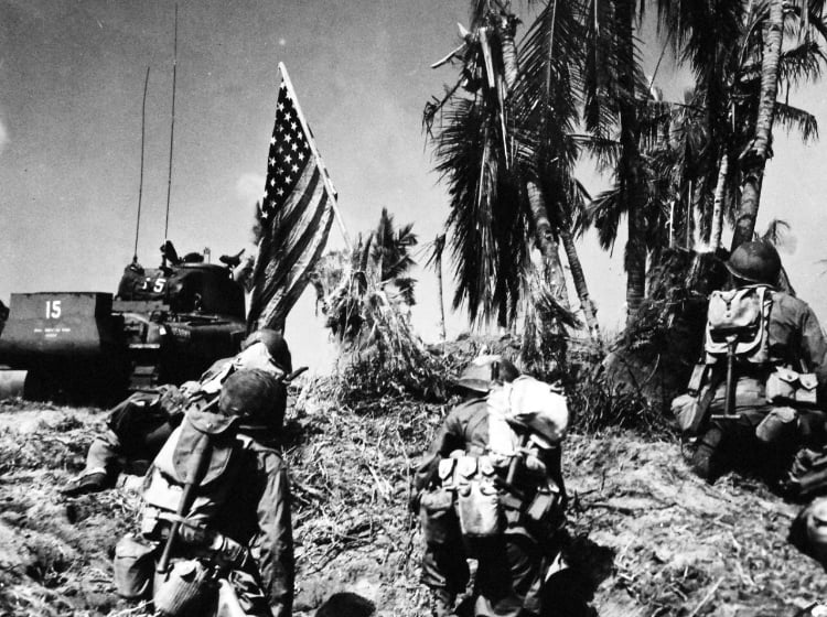Photo of Invasion of Leyte, Philippines, October 20, 1944