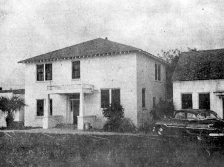 Old Black and White Photo of the Carrabelle History Museum