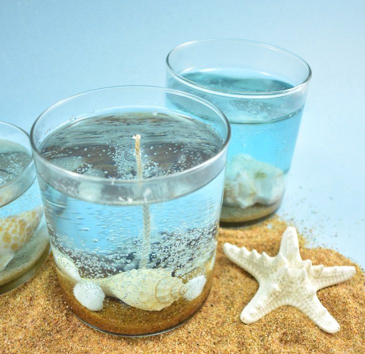 Ocean-Inspired Candle Craft Event