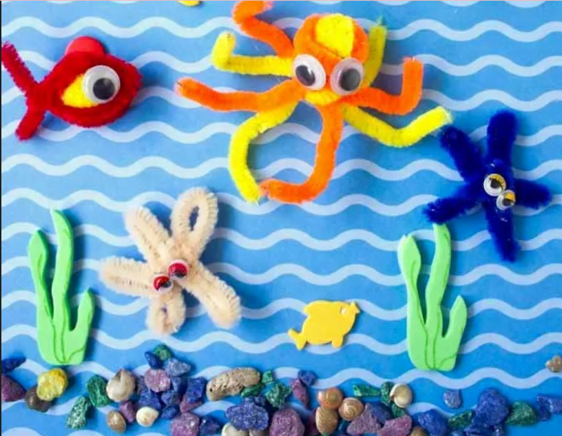 Super Easy To Make Pipe Cleaner Starfish