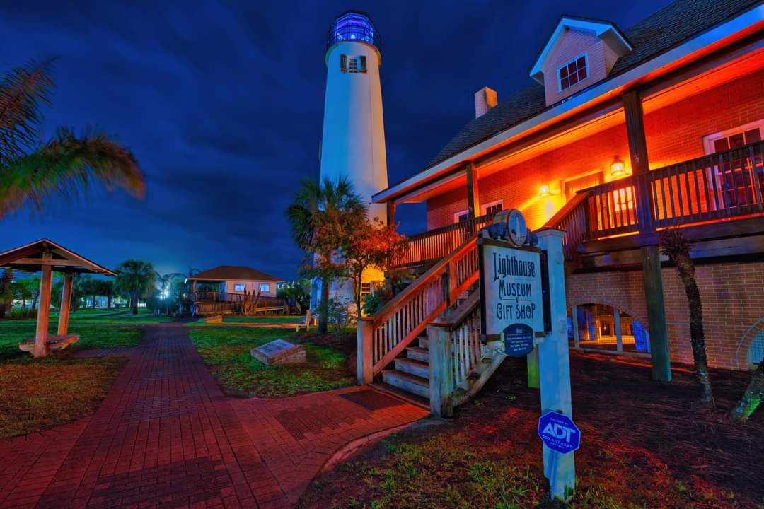 Lighthouse at night